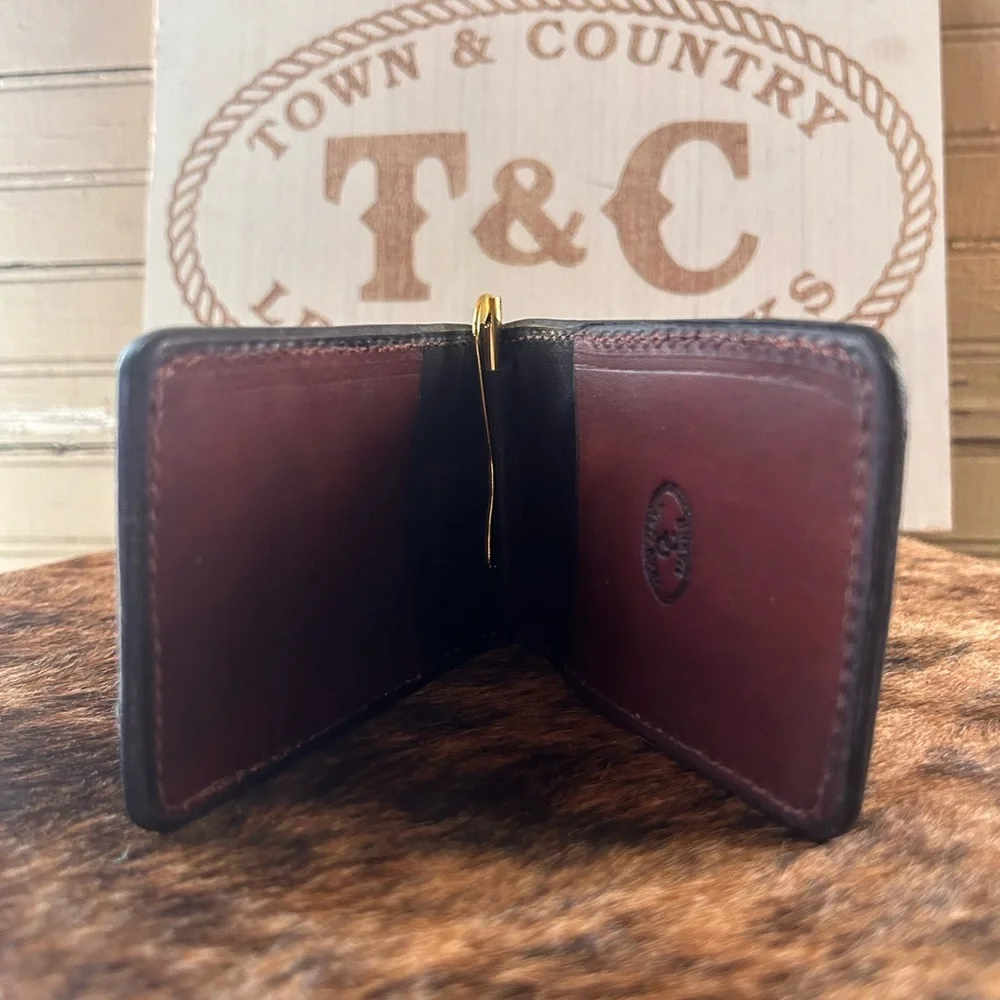 Hand Crafted burgundy croc